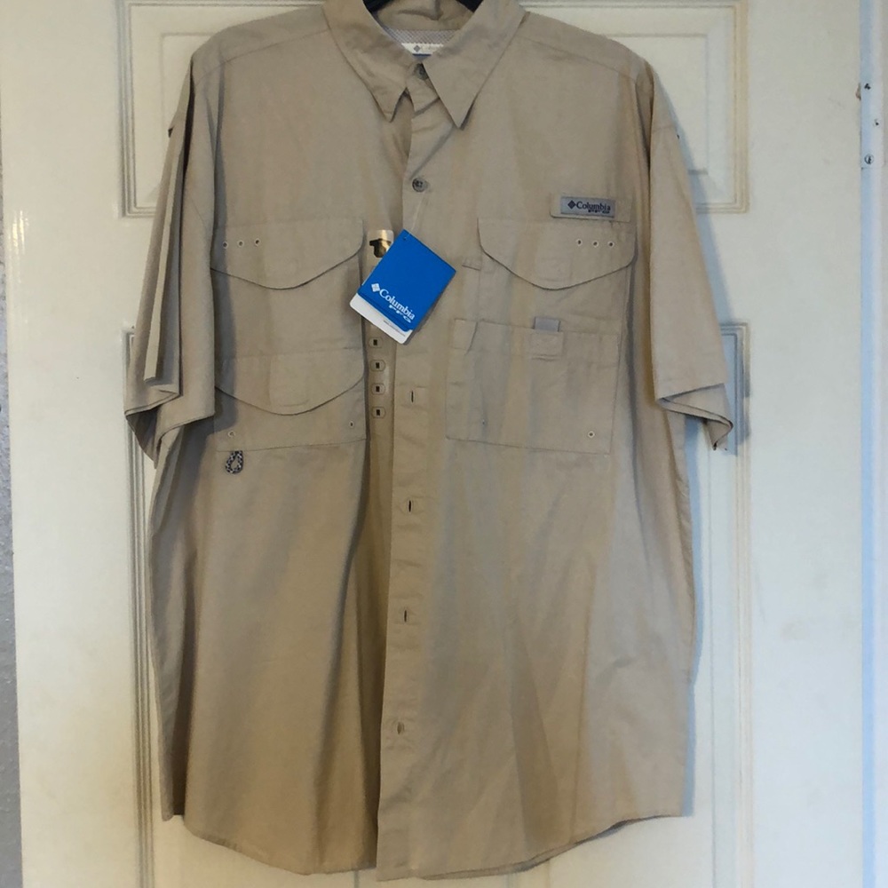 Men’s New Columbia Fishing Shirt
